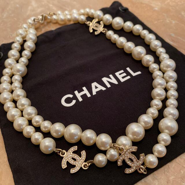 CHANEL - CHANEL パールロングネックレスの通販 by E-east's CHANEL - CHANEL パールロングネックレスの通販 by E-east's