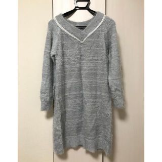 アクシーズファム(axes femme)の【美品】アクシーズファム　冬ワンピース　axes femme 膝丈ワンピース(ひざ丈ワンピース)