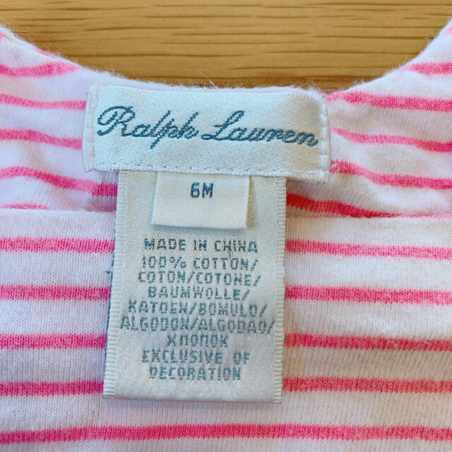 Ralph Lauren(ラルフローレン)のラルフローレン　ワンピース キッズ/ベビー/マタニティのベビー服(~85cm)(ワンピース)の商品写真