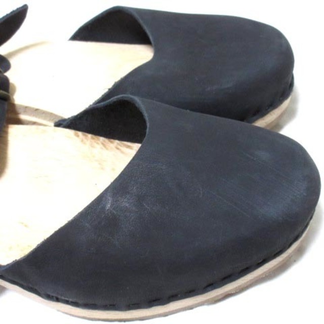 other(アザー)のボサボ bosabo サンダル ウッドソール アンクルストラップ 黒 9  レディースの靴/シューズ(サンダル)の商品写真