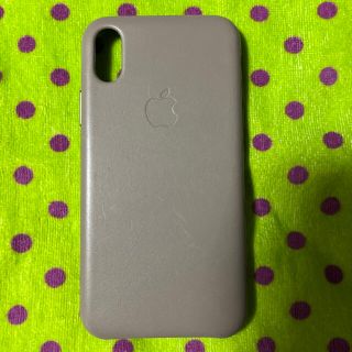 アップル(Apple)の👍💕Apple製  iPhoneX レザーケース  (iPhoneケース)