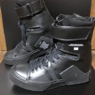 ユリウス(JULIUS)のJULIUS ハイカットスニーカー(黒)(スニーカー)