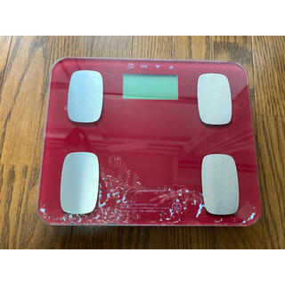 オームデンキ(オーム電機)の体組成計　体重計　オーム電機　説明書つき(体重計/体脂肪計)
