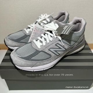 ニューバランス(New Balance)の【新品未使用】New balance M990 V5 GL5 26.5D グレー(スニーカー)