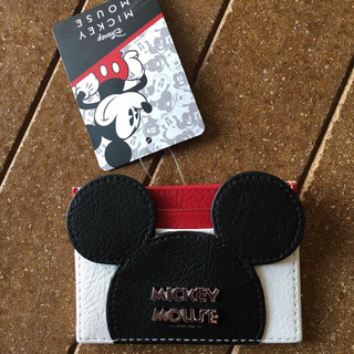ディズニー(Disney)のミッキーマウスのカードケース(キャラクターグッズ)