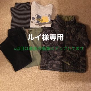 ユニクロ(UNIQLO)の男の子110120まとめ6点セット　ユニクロ／Gap／グローバルワーク(パンツ/スパッツ)