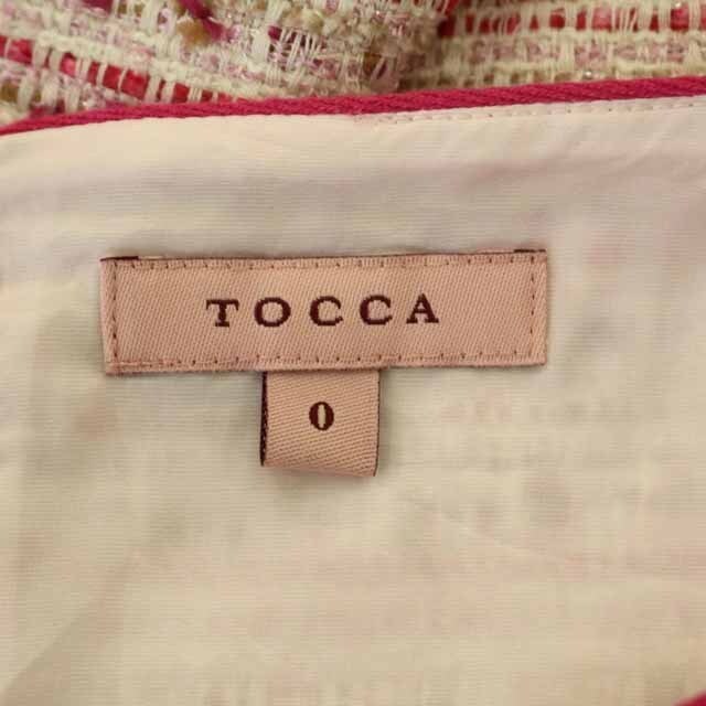 TOCCA(トッカ)のトッカ BIANCA ドレス ワンピース ノースリーブ ひざ丈 ツイード フレア レディースのワンピース(ひざ丈ワンピース)の商品写真