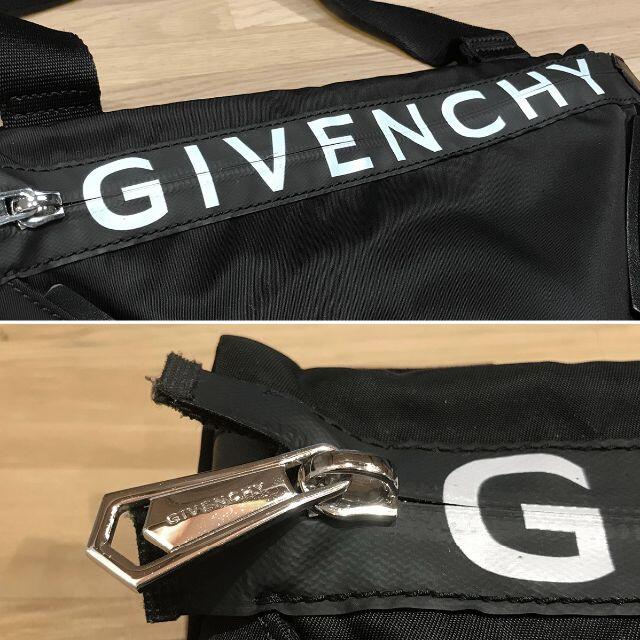GIVENCHY(ジバンシィ)の超美品 ジバンシー 斜め掛けショルダーバッグ ナイロン ブラック サコッシュ メンズのバッグ(ショルダーバッグ)の商品写真