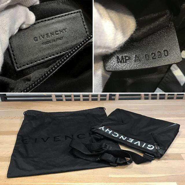 美品 GIVENCHY ブラックナイロンバッグ その他