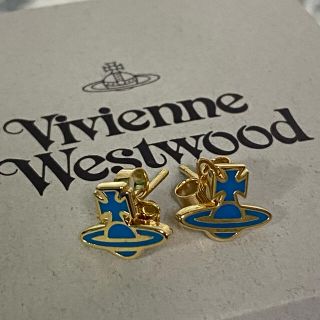 楽天最安値に挑戦】 ブルー ピアス romina westwood vivienne 新品 ...