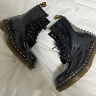 ドクターマーチン(Dr.Martens)のマーチン 8ホール ブラックパテント(ブーツ)