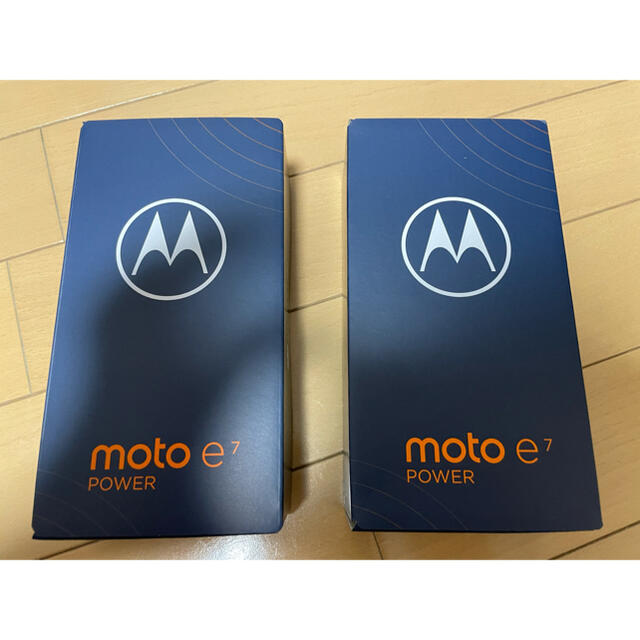 Motorola(モトローラ)のmoto e7 power ■2個セット　タヒチブルー スマホ/家電/カメラのスマートフォン/携帯電話(スマートフォン本体)の商品写真