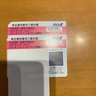 ANA 株主優待券2枚(その他)
