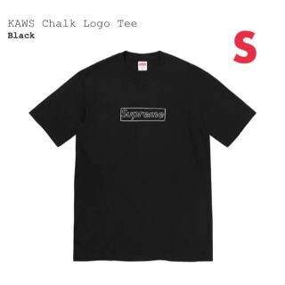 シュプリーム(Supreme)のKAWS Chalk Logo Tee Black Small(Tシャツ/カットソー(半袖/袖なし))