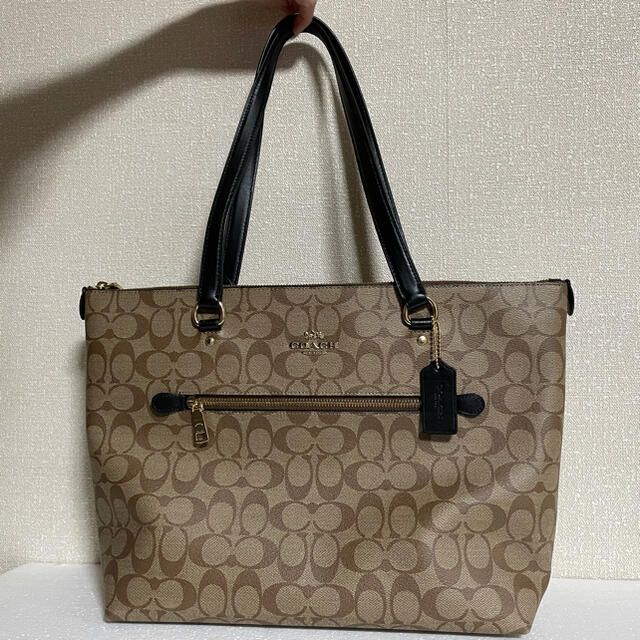 レディース値下げしました【美品】COACH コーチ トートバッグ  シグネチャー