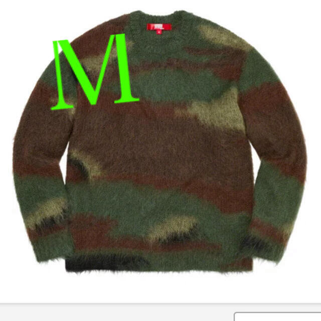 Supreme JUNYA Brushed Camo Sweater Msizeメンズ