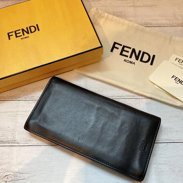 FENDI(フェンディ)の【箱付き】FENDI フェンディ モンスター レザー メンズ 長財布 革財布 メンズのファッション小物(長財布)の商品写真