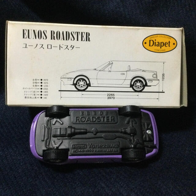 EUNOS ROADSTER 1/40 Diapet ダイキャスト製ミニカー