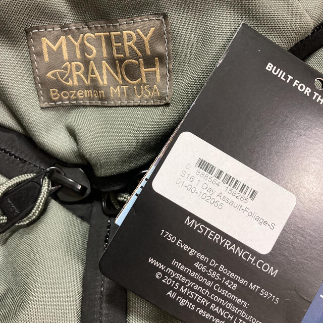 ミステリーランチ　ワンデイアサルト　MYSTERYRANCH  1DAY