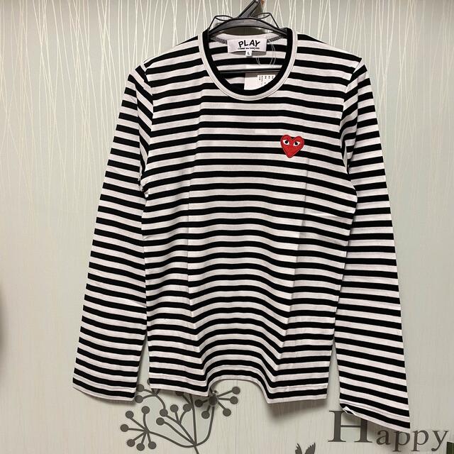 シルエット COMME des GARCONS - COMME des GARCONS レディース ボーダーロングTシャツの通販 by minali シルエット COMME des GARCONS - COMME des GARCONS レディース ボーダーロングTシャツの通販 by minali