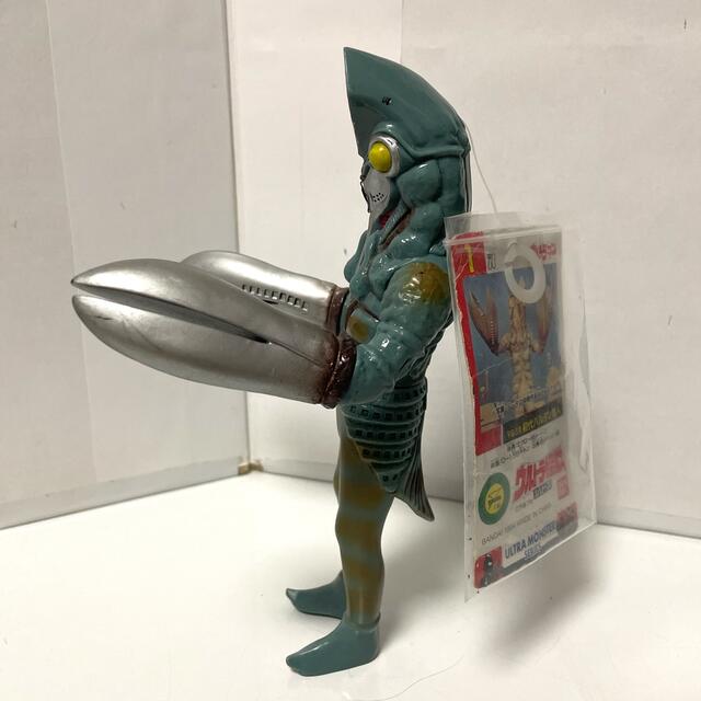 バンダイ/ウルトラ怪獣 バルタン星人 タグ付き軟質ソフビ ゴジラ怪獣の