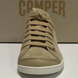 CAMPER - 新品 Camper カンペール Uno レザースニーカー ベージュの ...