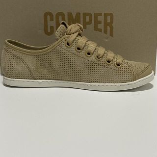 CAMPER - 新品 Camper カンペール Uno レザースニーカー ベージュの ...