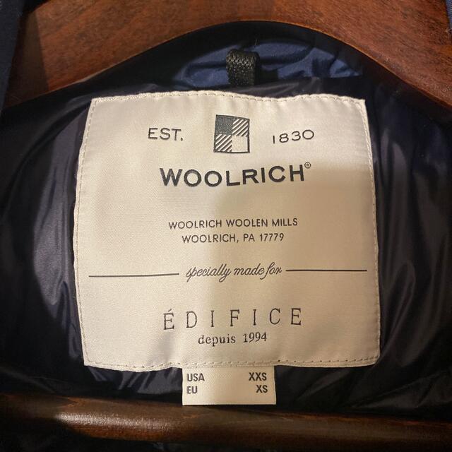 WOOLRICH(ウールリッチ)のタグ付き新品　EDIFICE別注WOOLRICHアークティックパーカー　XS メンズのジャケット/アウター(ダウンジャケット)の商品写真