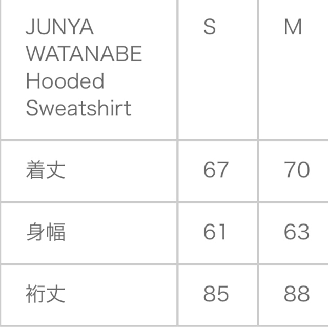 Supreme(シュプリーム)のSupreme JUNYA WATANABE Hooded Sweatshirt メンズのトップス(パーカー)の商品写真