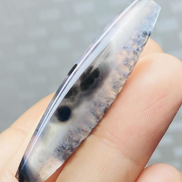 開光老天珠◇九眼頁岩石の天珠◇海洋瑪瑙玉髓天珠◇透明度高い ◇男女