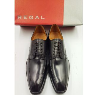 リーガル(REGAL)のREGAL03AR  26.0　スワロートゥ　ブラック(ドレス/ビジネス)