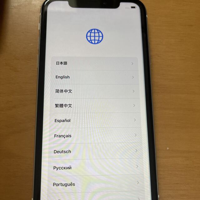 iPhone 11 ホワイト 64 GB SIMフリー　ジャンク品スマートフォン本体