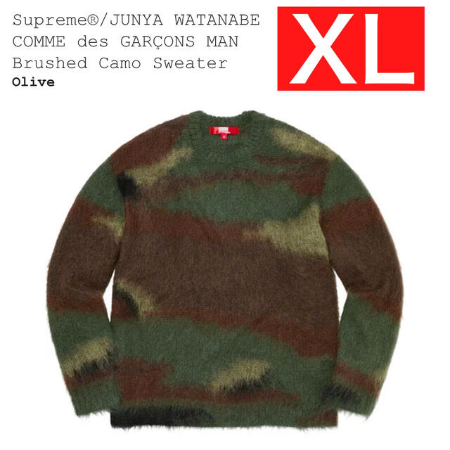 メンズ【XL】Supreme JUNYA WATANABE Camo Sweater