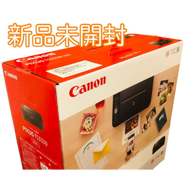 非対応Wi-Fi【匿名配送】Canon PIXUS TS3330 Black 新品未開封