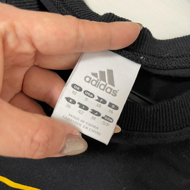 adidas(アディダス)のadidas アディダス Tシャツ 黒 メンズのトップス(Tシャツ/カットソー(半袖/袖なし))の商品写真