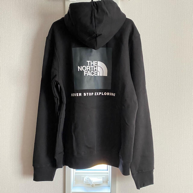 THE NORTH FACE(ザノースフェイス)の新品 ノースフェイス パーカー 黒 US XLサイズ スウェットパーカー メンズ メンズのトップス(パーカー)の商品写真