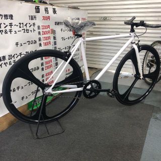 3スポークピストバイクの通販 by 新品ご購入前に必ずご連絡下さい