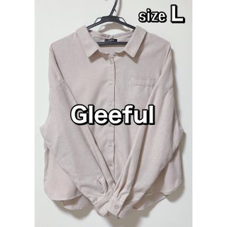 シマムラ(しまむら)の未使用☆Gleeful☆ピクミンピクミン様専用☆バックリボンシャツ☆(シャツ/ブラウス(長袖/七分))