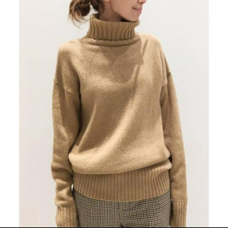 アパルトモンドゥーズィエムクラス(L'Appartement DEUXIEME CLASSE)のアパルトモン T/N Basic Knit キャメル(ニット/セーター)