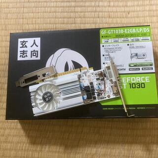 玄人志向 グラフィックボード GF-GT1030-E2GB/LP/D5(PCパーツ)