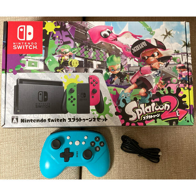 【ソフトなし】Nintendo Switch 本体 スプラトゥーン2セット