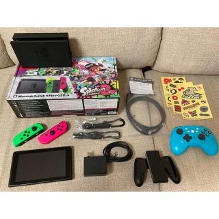 美品　Nintendo Switch スプラトゥーン2 セット　ソフト無し　同梱