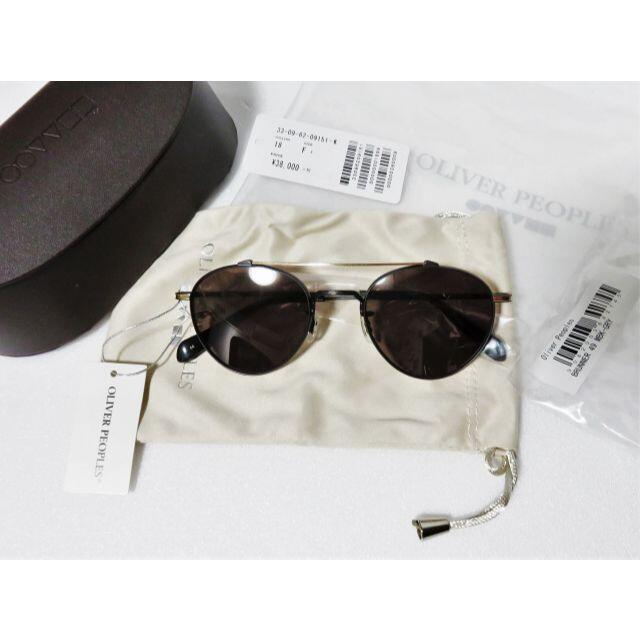 OLIVER PEOPLES Brunner ブラック ボストン ダブルブリッジの OLIVER PEOPLES Brunner ブラック ボストン ダブルブリッジの