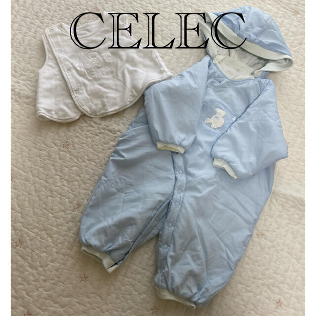 CELEC(セレク)のセレク　クマ　ベスト キッズ/ベビー/マタニティのベビー服(~85cm)(カバーオール)の商品写真