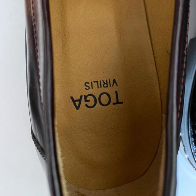 TOGA(トーガ)のTOGA VIRILIS トーガ ビリリース レザー  ローファー 40 メンズの靴/シューズ(その他)の商品写真