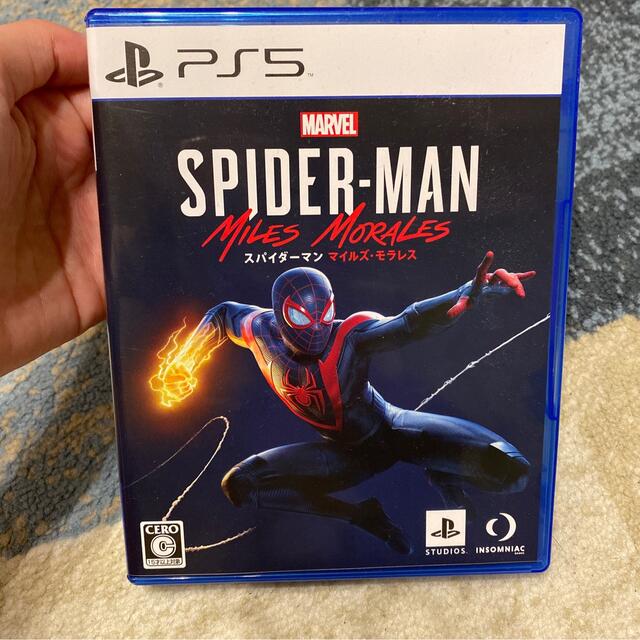 PlayStation(プレイステーション)のスパイダーマン　PS5 ソフト エンタメ/ホビーのゲームソフト/ゲーム機本体(家庭用ゲームソフト)の商品写真