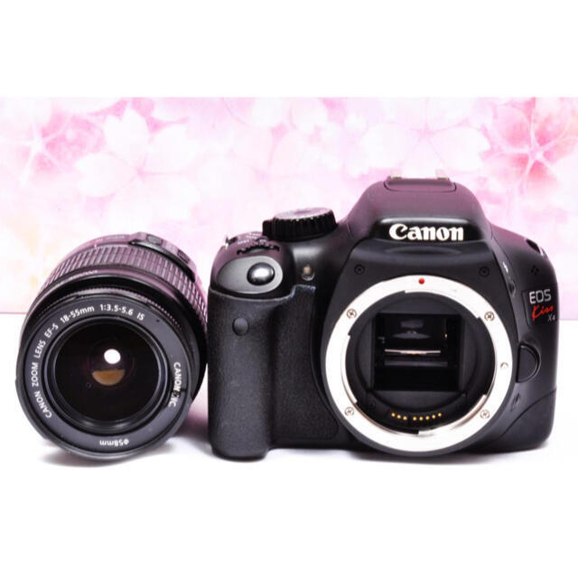 Canon EOS KISS X4の通販 by Sunlight｜キヤノンならラクマ - ❤高画質1800万画素❤️スマホ転送❣️Canon 国産新品