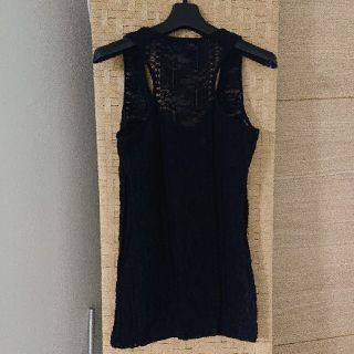 ジバンシィ(GIVENCHY)のジバンシィ 袖無しレーストップス(カットソー(半袖/袖なし))