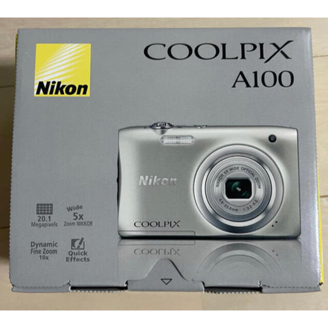 【新品・未使用】ニコン「COOLPIX（クールピクス）」　A100　シルバー