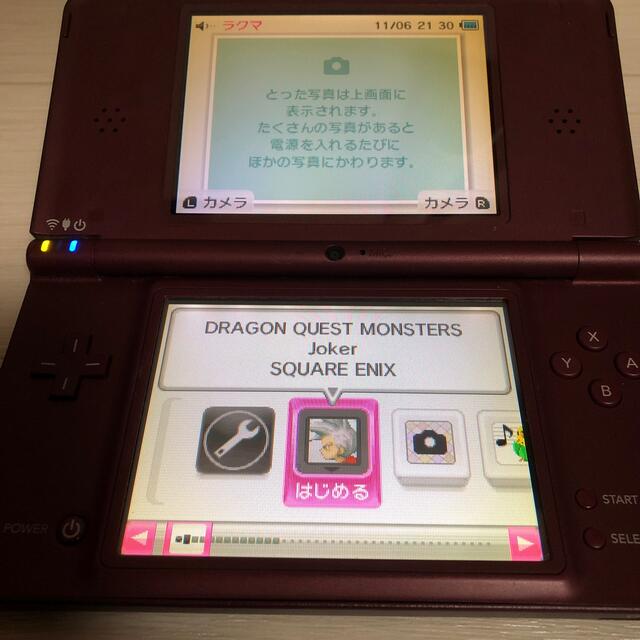 ニンテンドーDS(ニンテンドーDS)の任天堂 DSi  LL ワインレッド エンタメ/ホビーのゲームソフト/ゲーム機本体(携帯用ゲーム機本体)の商品写真